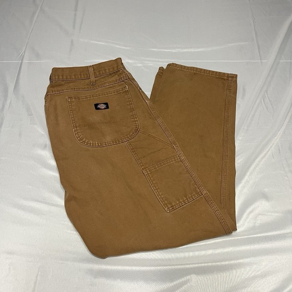 Dickies Other - Vintage Dickies Carpenter Pants Mens 36x34 Brown Canvas Faded Utility Grunge